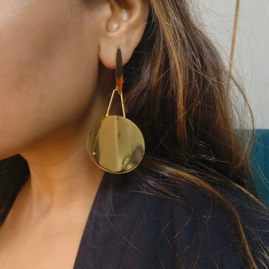 Gold-Toned Drop Earrings